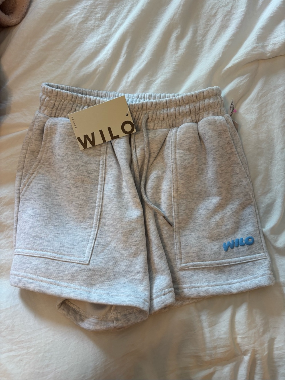 WILO Heather Gray Women's Lounge Shorts - Picture 2 of 2